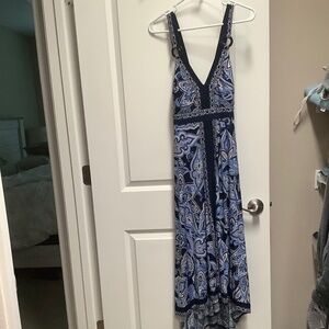 INC handkerchief sleeveless dress xl